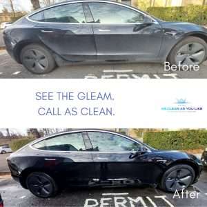 AS-CLEAN mobile valeting — exterior wash and wax Edinburgh
