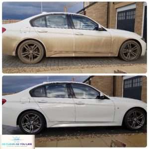 Professional car valeting service Edinburgh — exterior result